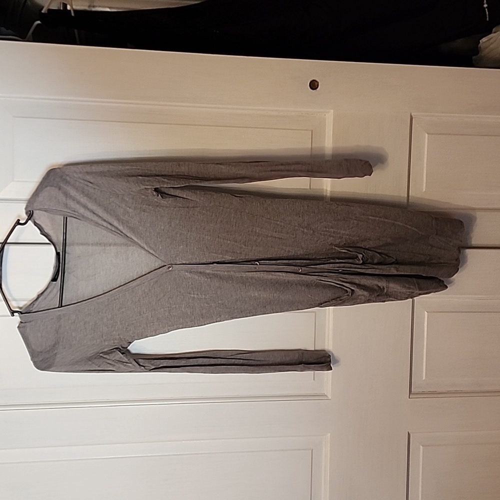 Alternative light open sweater, gray, size S/M